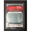 Image 2 : Tomas Holmstrom 2008-09 Upper Deck SP Game-Used Autograph Dual Jersey (82/96)