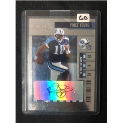 2006 Playoff Contenders #105 Vince Young Tennessee Titans Auto RC Football Card