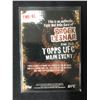 Image 2 : 2010 TOPPS UFC MAIN EVENT BROCK LESNAR FIGHT MAT RELIC #FMR-BL
