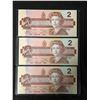 Image 2 : 1986 CANADIAN TWO DOLLAR SEQUENTIAL REPLACEMENT BANK NOTES