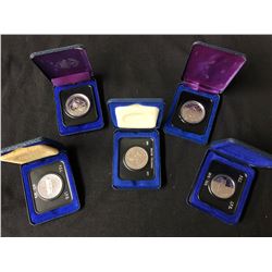 CANADIAN UNCIRCULATED SILVER DOLLAR COIN LOT