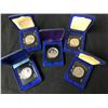 Image 1 : CANADIAN UNCIRCULATED SILVER DOLLAR COIN LOT