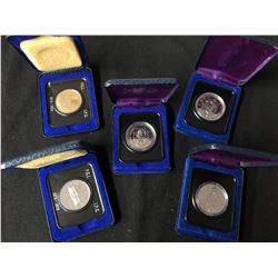 CANADIAN UNCIRCULATED SILVER DOLLAR COIN LOT