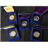 Image 1 : CANADIAN UNCIRCULATED SILVER DOLLAR COIN LOT