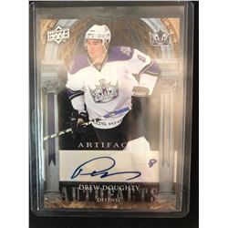 2009-10 UPPER DECK ARTIFACTS HOCKEY AF-DD DREW DOUGHTY AUTOGRAPHED CARD