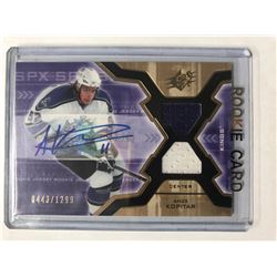 2006-07 UPPER DECK SPx HOCKEY #179 ANZE KOPITAR AUTOGRAPHED HOCKEY CARD