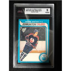 1979-80 O-Pee-Chee #18 Wayne Gretzky Rookie Card (8 NMM)