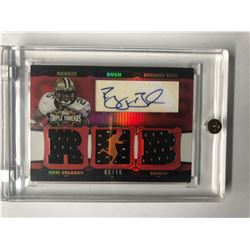 Reggie Bush 2006 Triple Threads RC Auto/ 3-Jersey 49'ers/ Saints