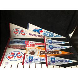 SPORTS PENNANTS LOT