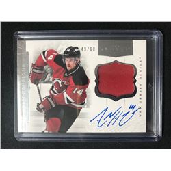 2012 PANINI HOCKEY #53 ADAM HENRIQUE JERSEY AUTO CARD