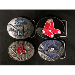 SISKIYOU LIMITED EDITION BELT BUCKLES LOT (BASEBALL TEAMS)