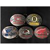 Image 1 : SISKIYOU LIMITED EDITION BELT BUCKLES LOT (HOCKEY TEAMS)