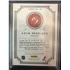 Image 2 : 2012 PANINI HOCKEY #56 ADAM HENRIQUE JERSEY AUTO CARD