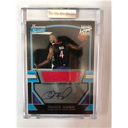 2003 TOPPS BASKETBALL BOWMAN SIGNATURES #78 CHRIS BOSH AUTOGRAPHED CARD (0549/1250)