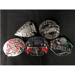 SISKIYOU LIMITED EDITION BELT BUCKLES LOT