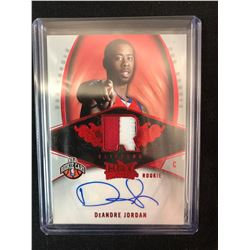 2008-09 Fleer Hot Prospects #135 DeAndre Jordan Los Angeles Clippers Auto RC Card