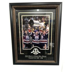 LTD. EDITION MARK MESSIER SIGNED PRECIOUS MOMENTS 20 X 24 CUSTOM FRAMED DISPLAY
