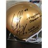 Image 2 : Everett Golson Signed Notre Dame Fighting Irish Helmet Inscribed (JSA Hologram)