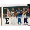 Image 4 : 2012-13 Panini Preferred - Veteran Material Booklet #4 Love, Davis, Nowitzki, Duncan, Young, Frye