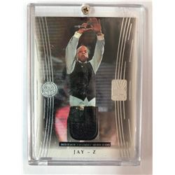 2005-06 Topps First Row Spokesmen #SSRJZ Jay-Z Celebrity Worn Jeans (013/200)