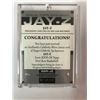 Image 2 : 2005-06 Topps First Row Spokesmen #SSRJZ Jay-Z Celebrity Worn Jeans (013/200)