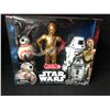 Image 1 : Target Exclusive Star Wars Force Awakens 12" C-3po BB-8 RO-4LO Figure Set