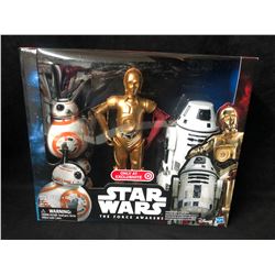 Target Exclusive Star Wars Force Awakens 12" C-3po BB-8 RO-4LO Figure Set