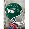 Image 1 : Jets "New York Sack Exchange" Full-Size Throwback Helmet Signed by (4)
