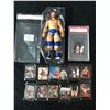 Image 1 : VINTAGE WWF ACTION FIGURE AND TRADING CARDS LOT