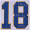 Image 2 : Dave Hanson, Steve Carlson  Jeff Carlson Signed Hanson Brothers "Slap Shot" Chiefs Jersey (Schwartz