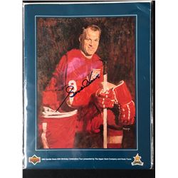 1993 Upper Deck Gordie Howe's 65th Birthday Tour Program Signed