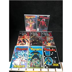COMIC BOOK LOT (SPIDER-WOMAN/ CIVIL WAR II/ VIGILANTE...)