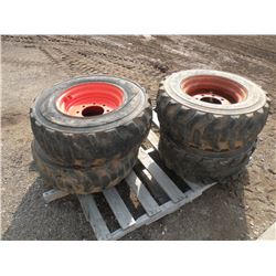 10x16.5 Bobcat tires w/rims