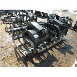 Stout 84" brush grapple w/hose ends -tines 7 1/2" on center-New