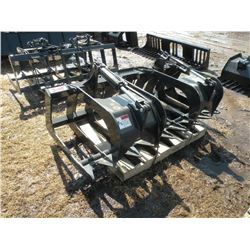 Stout 72" brush grapple w/hose ends-tines 8 1/2" on center-New