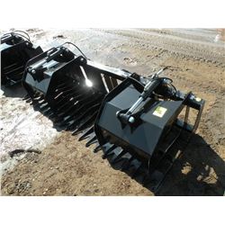 Brute 84" brush/rock grapple -tines 4 1/2" on center-New