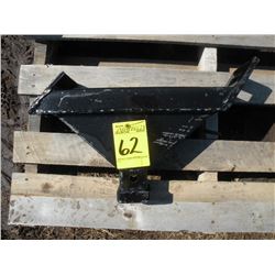 Single sided receiver hitch for skidloader/loader-New