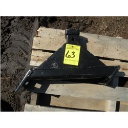 Single sided receiver hitch for skidloader/loader-New