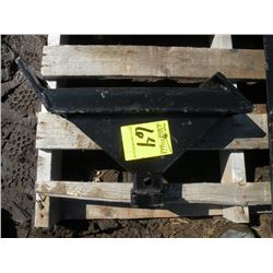 Single sided receiver hitch for skidloader/loader-New