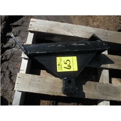 Single sided receiver hitch for skidloader/loader-New