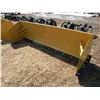 Image 1 : 10ft snowpusher for skidloader w/bolt-on metal cutting edge -New