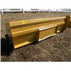 Image 2 : 10ft snowpusher for skidloader w/bolt-on metal cutting edge -New