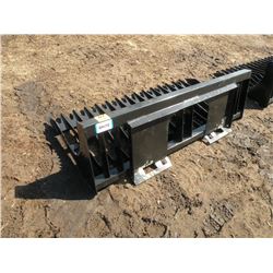 Brute 66" rock bucket -tines 4 1/4" on center -New