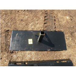 Receiver plate for skidloader -New