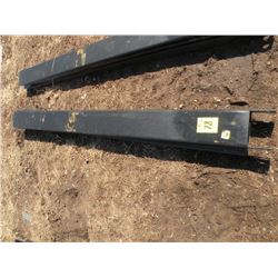 7 ft fork extensions for skidloader, 2x6 fork opening-New