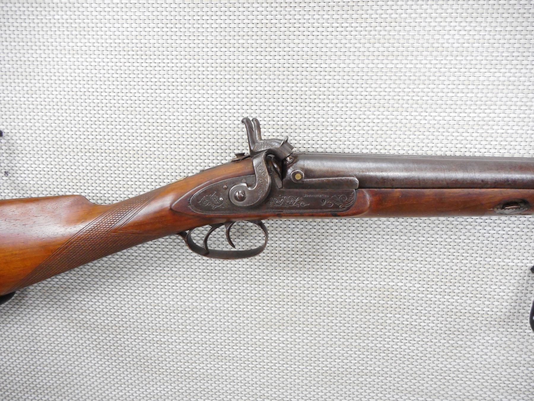 Joseph Bourne Son Model Side By Side Percussion Muzzle Loader joseph bourne son model side by side percussion muzzle loader caliber 12ga