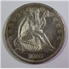 Image 1 : 1843-O SEATED HALF DOLLAR AU/UNC