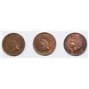 Image 1 : 1904, 1903 AND 1899 INDIAN CENTS