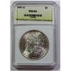 Image 1 : 1887-O MORGAN SILVER DOLLAR