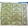 Image 2 : 12 PIECE U.S. $5.OO RED SEALS